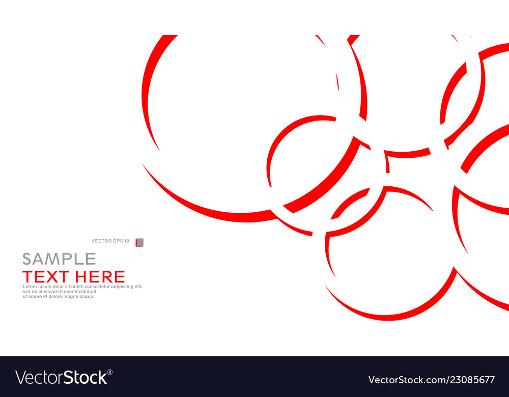 Abstract background with circles vector image Abstract background with circles