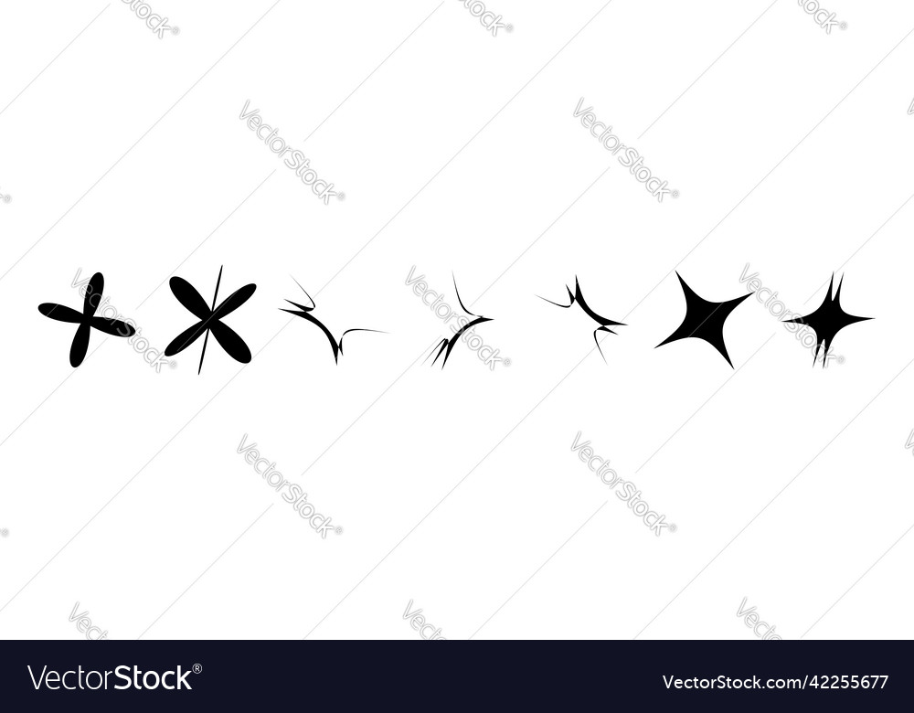Abstract random geometric shape non figural