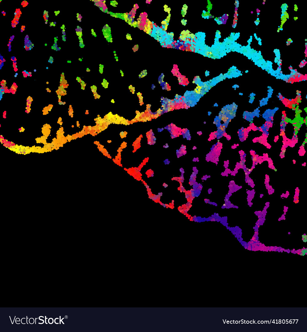 Bright abstract image in a modern style