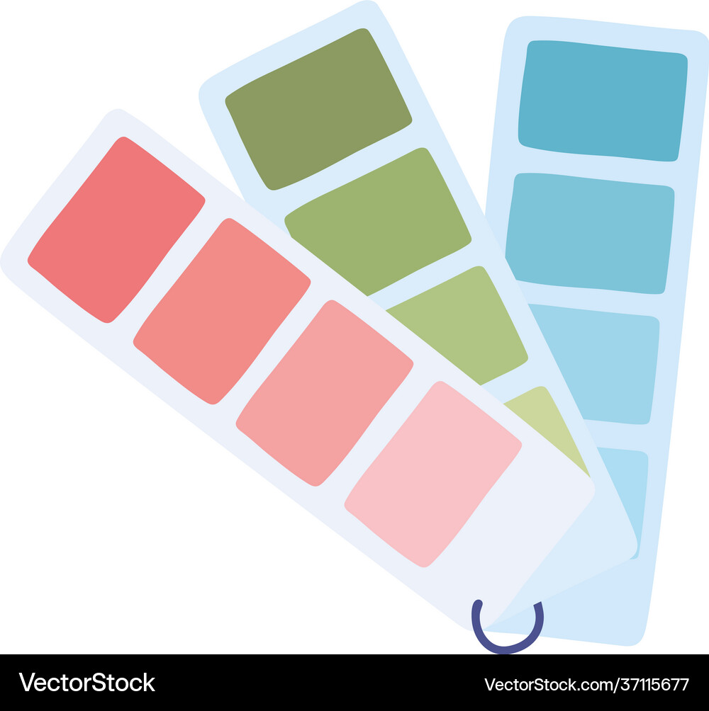 Color Swatch Palette Royalty Free Vector Image