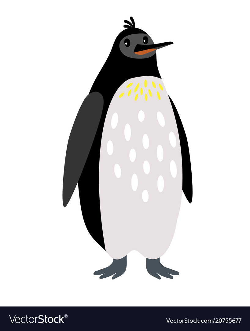 Niedliche Pinguin Cartoon-Symbol