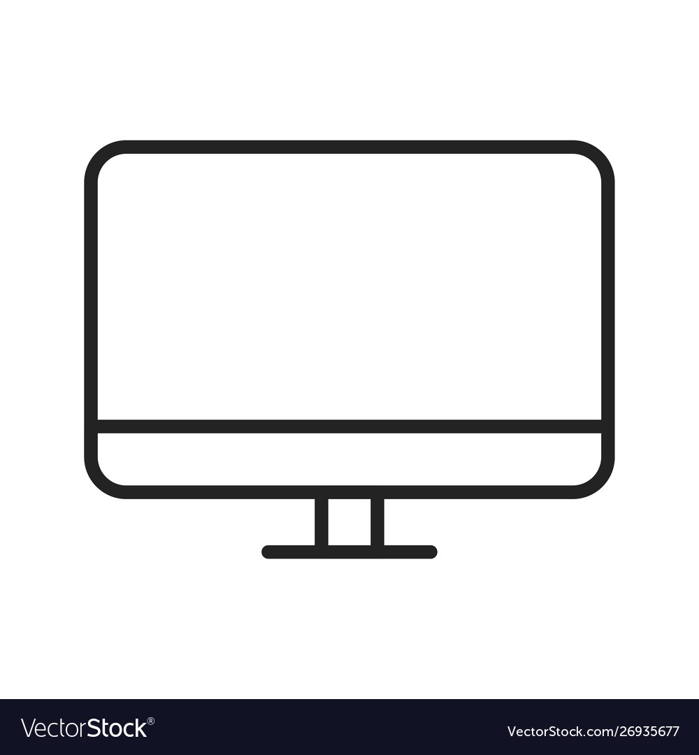 Device and technology web icons in line style