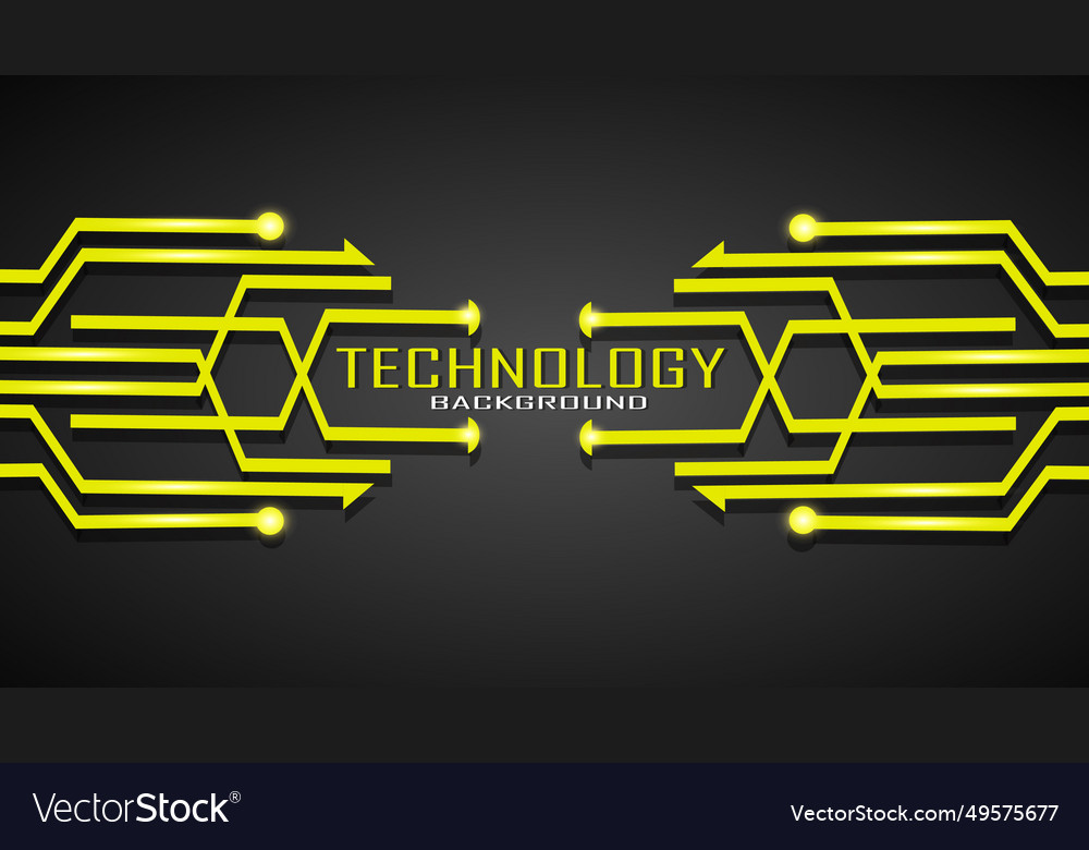 Geometric background and high tech connection