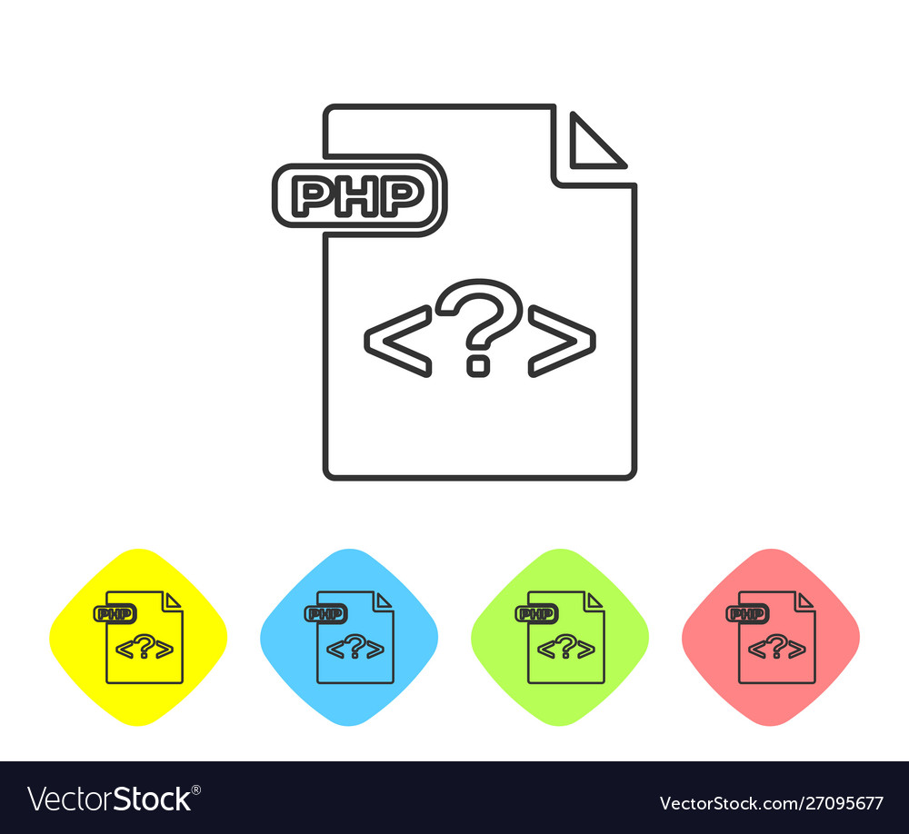 Grey line php file document download button