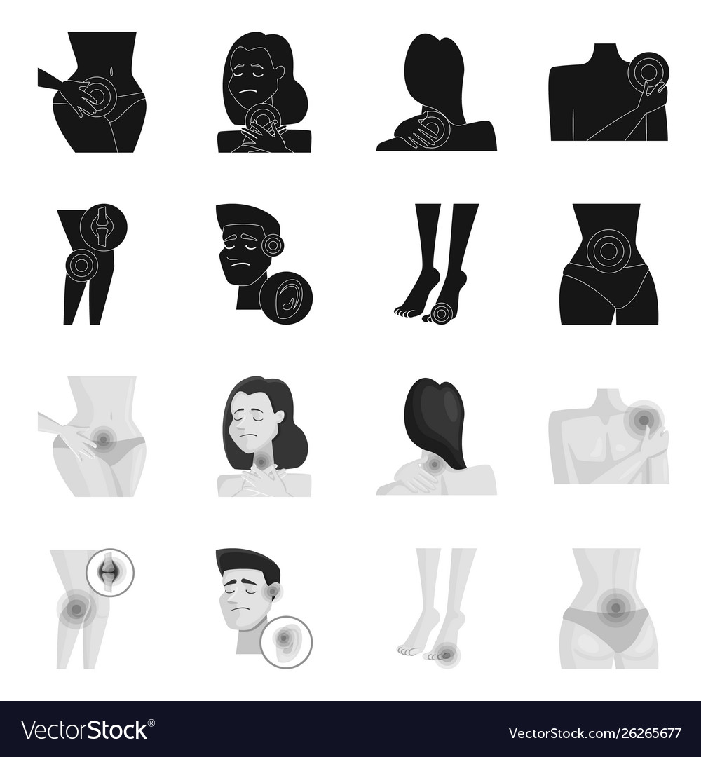 Isolated object hospital and rendering sign vector image Isolated object hospital and rendering sign
