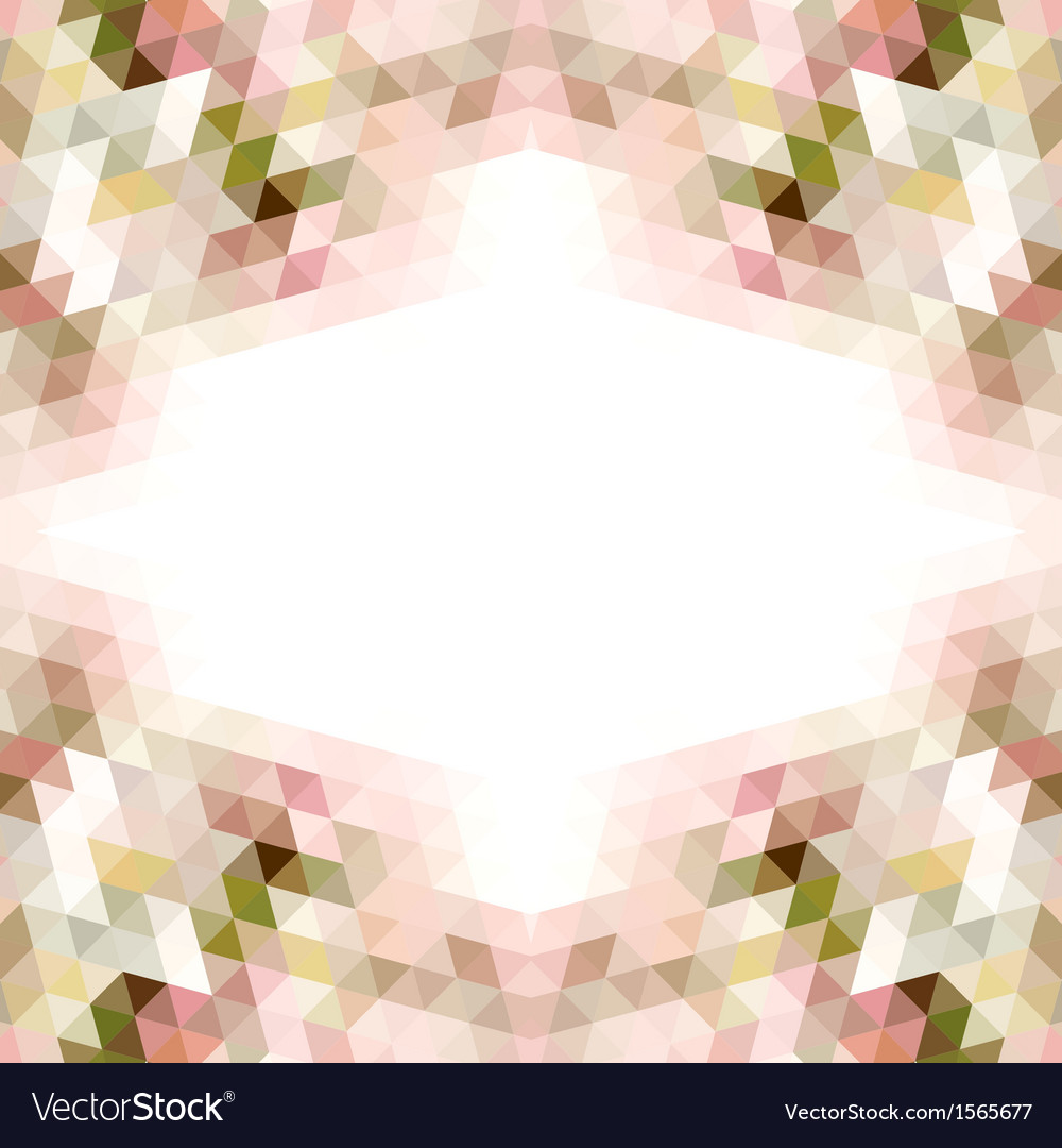 Multicolored Geometric Triangle Pattern