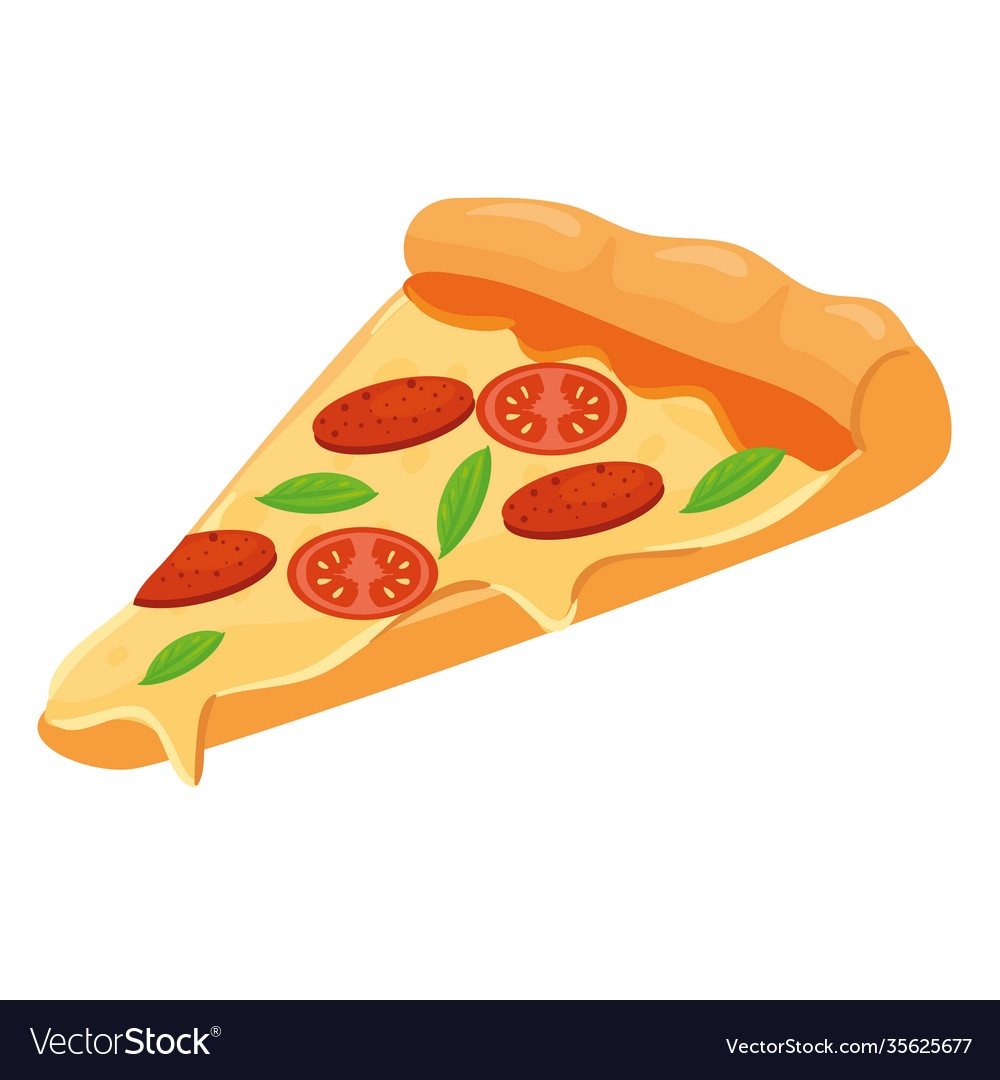 Pizza icon isolated design