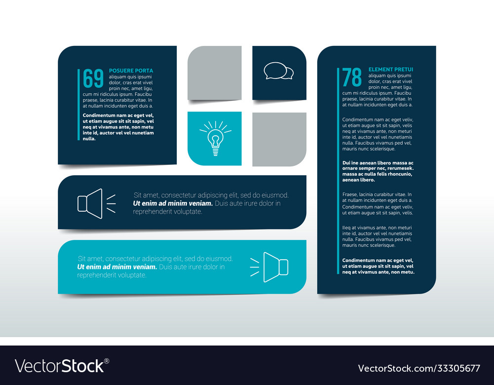 Table chart schedule text banner template