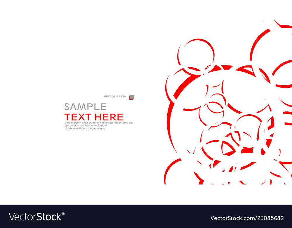Abstract background with circles vector image Abstract background with circles