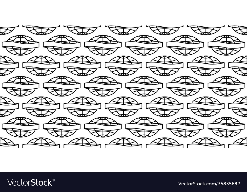 Abstract globe pattern
