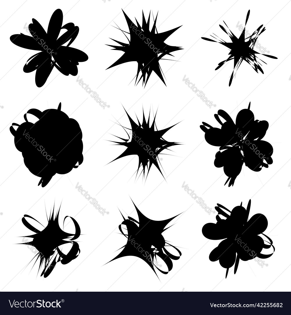 Abstract random geometric shape non figural