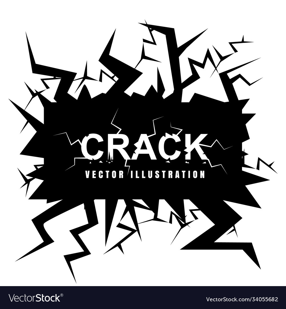 Fracture surface effect or broken collapse frame