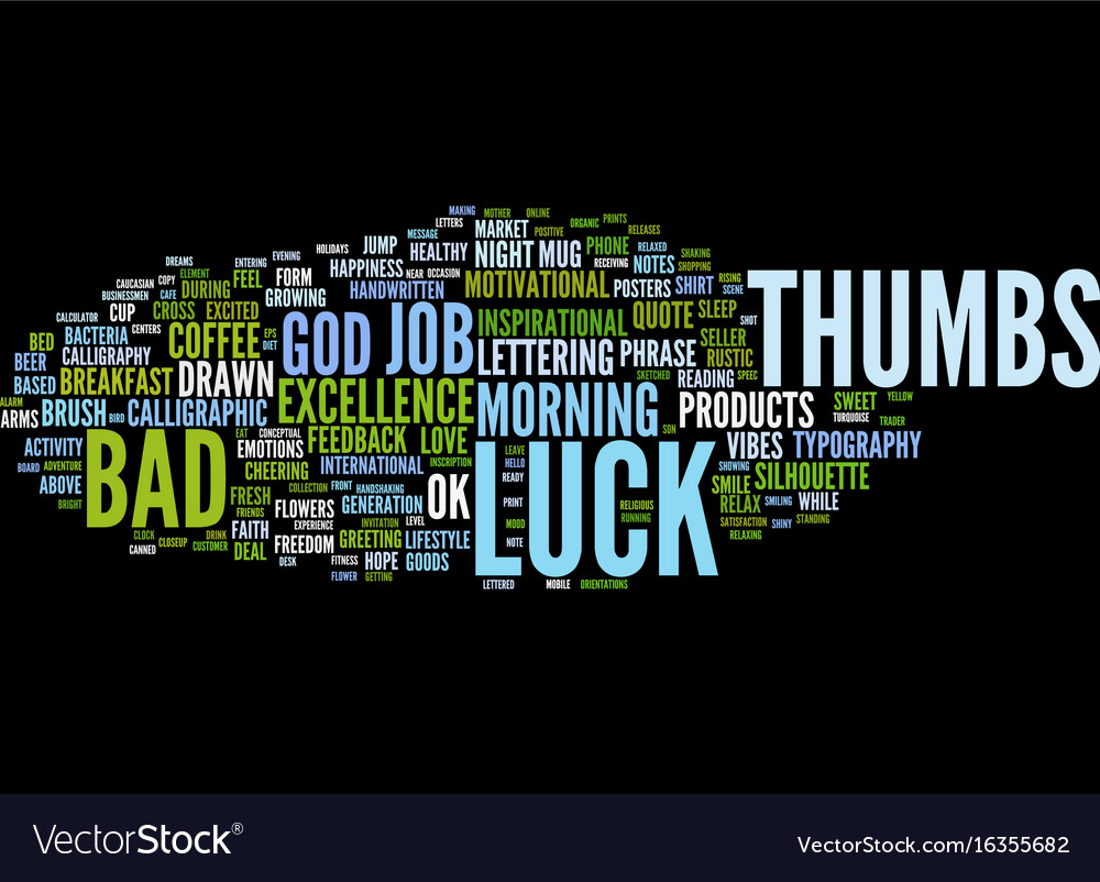 Good word cloud concept Royalty Free Vector Image