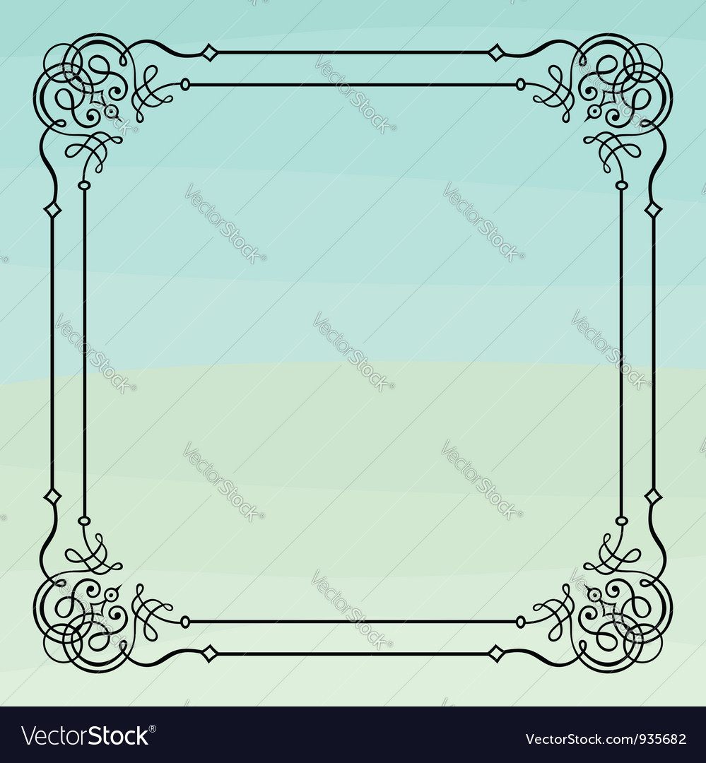 Intricate Frame Border