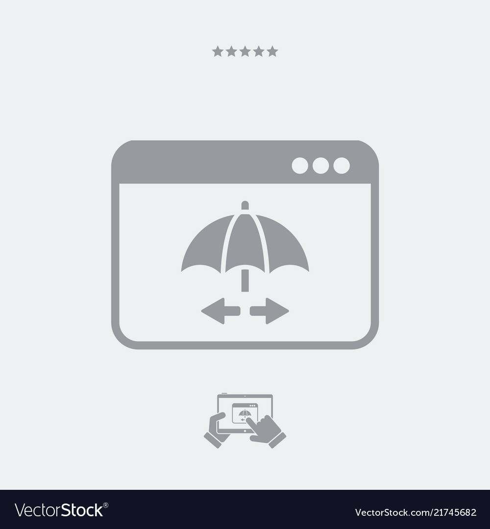 Network security system - web icon