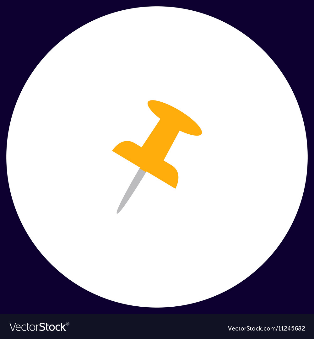 Push pins computer symbol