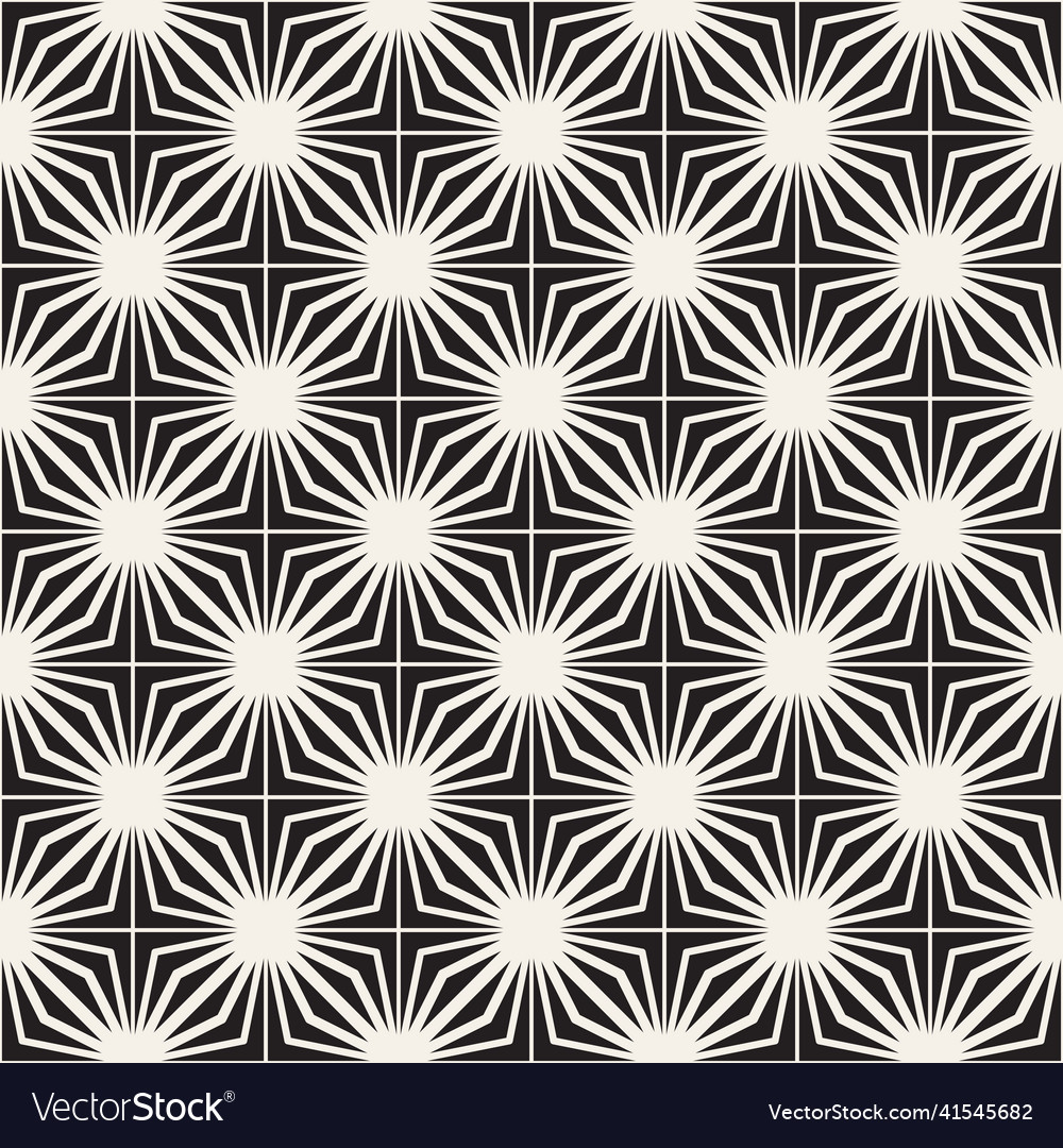 Seamless pattern repeating geometric elements