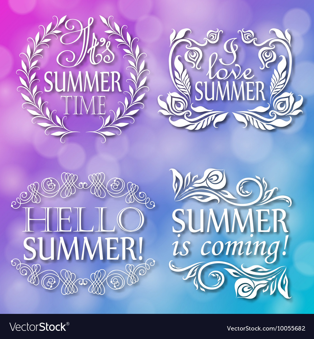Typographic design with text