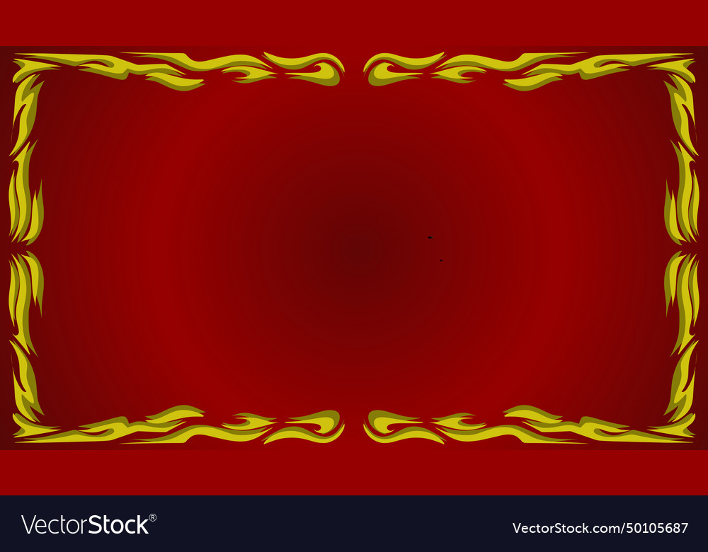 A gradient red abstract background with yellow Vector Image A gradient red abstract background with yellow