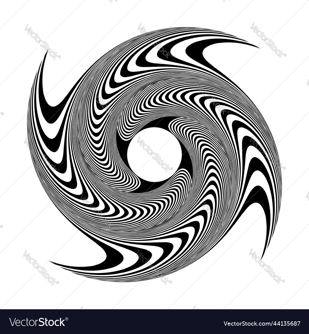 Abstract vortex movement design