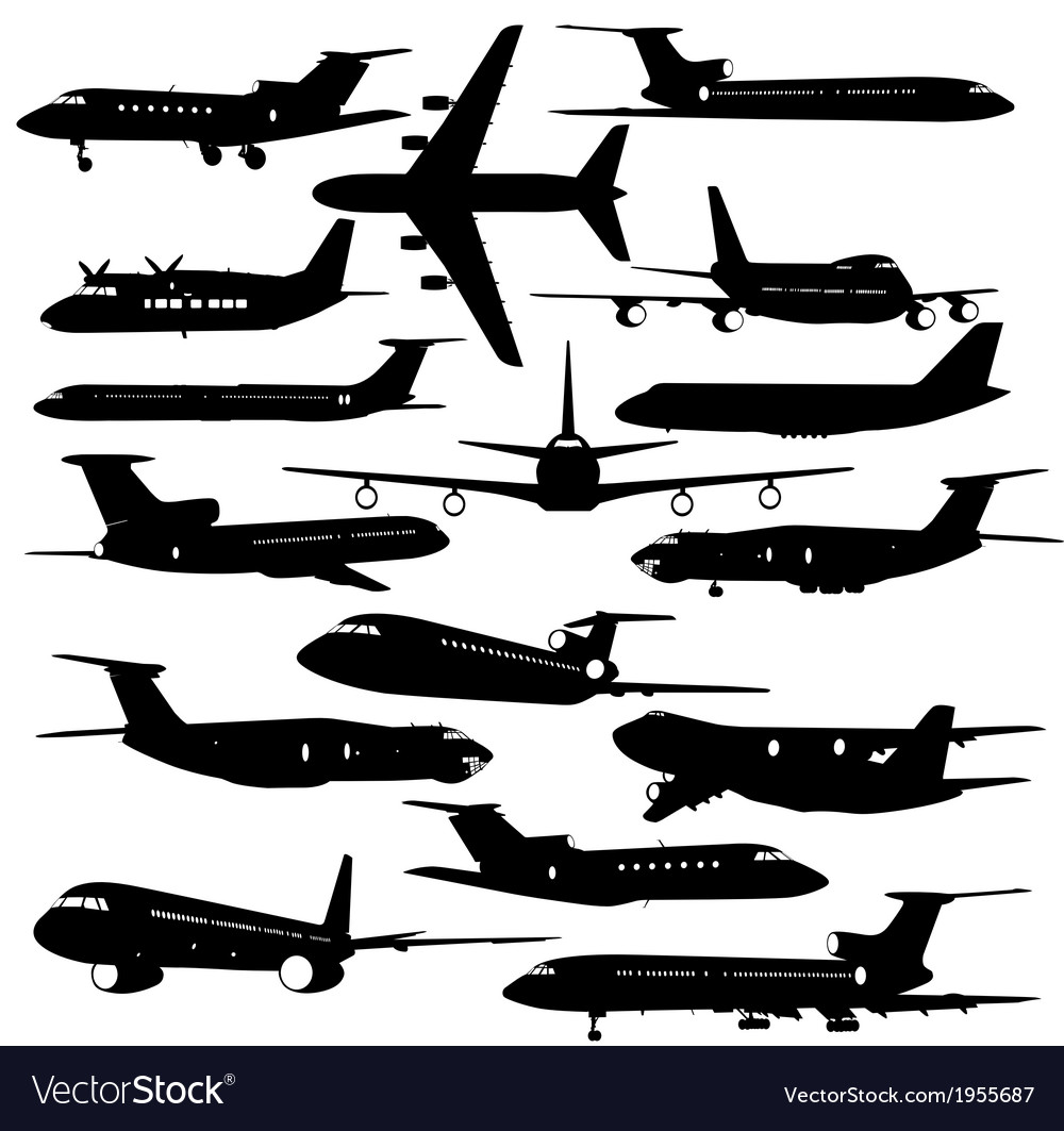 Aircraft Silhouettes Collection