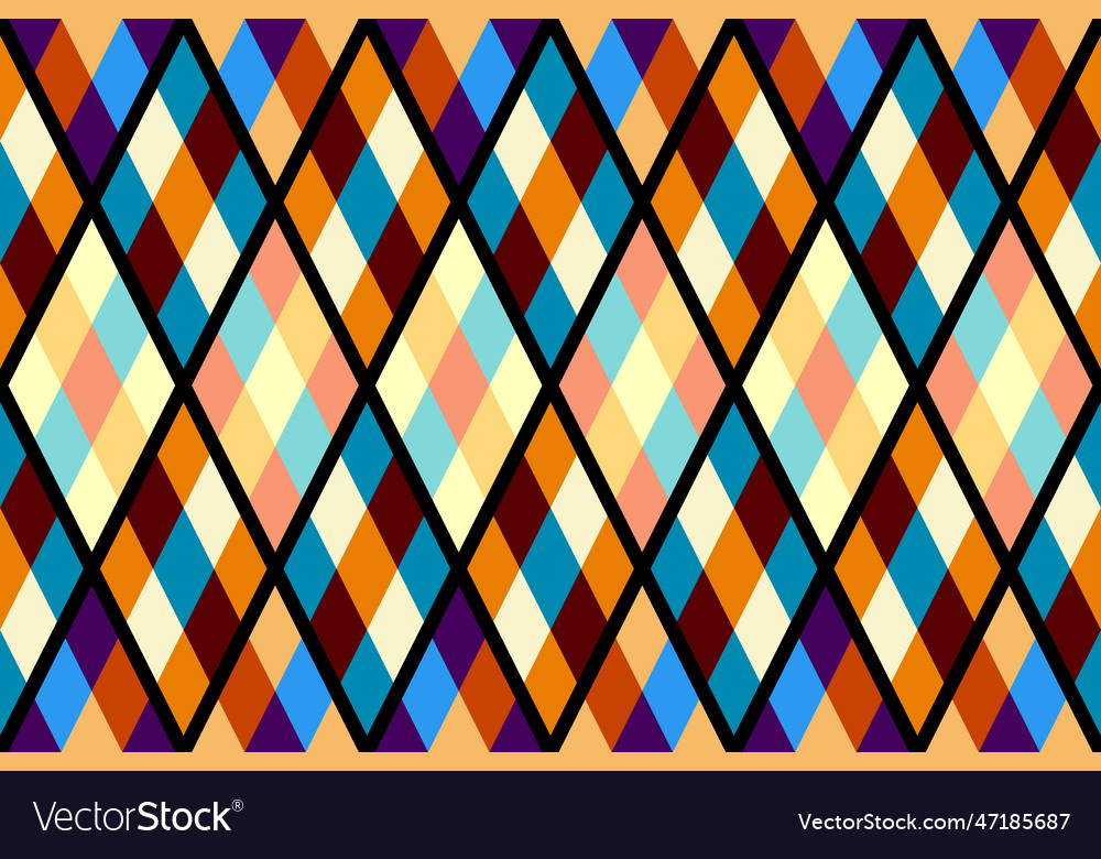 Argyle seamless pattern background vector image Argyle seamless pattern background