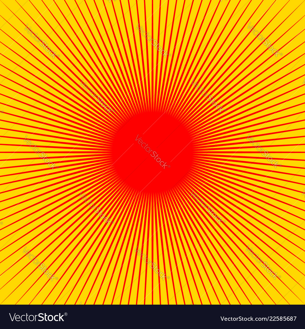 Radiating lines starburst pattern radial rays vector image Radiating lines starburst pattern radial rays