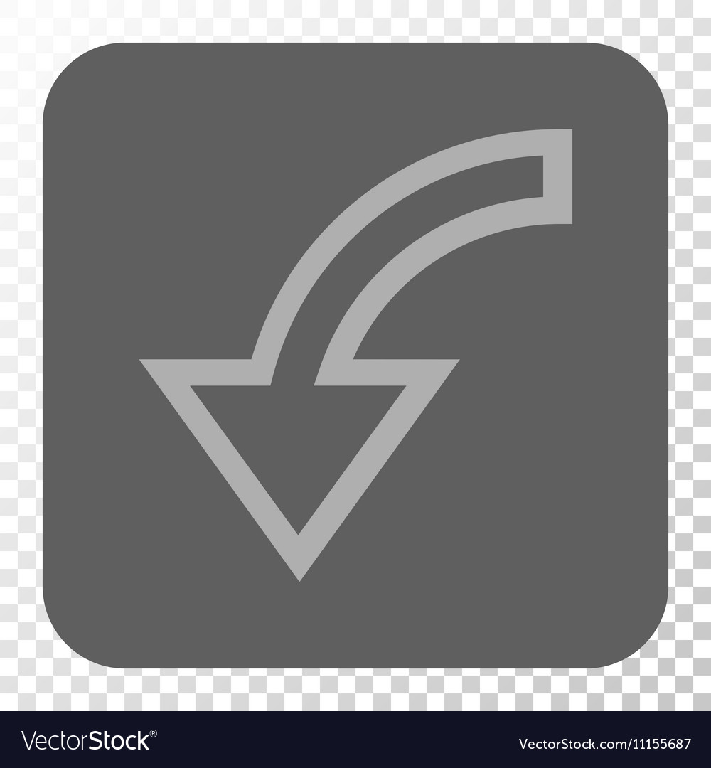 Rotate left rounded square button