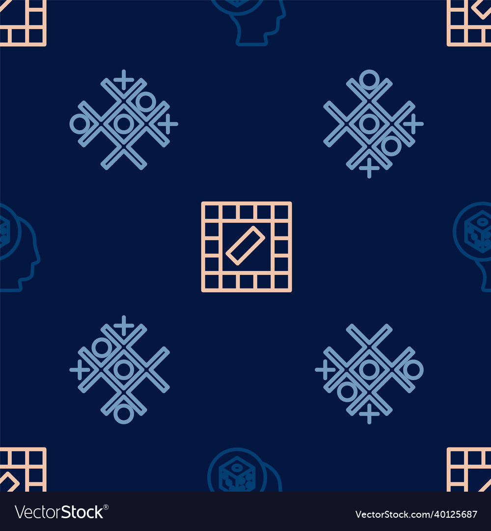Set line game dice tic tac toe and board