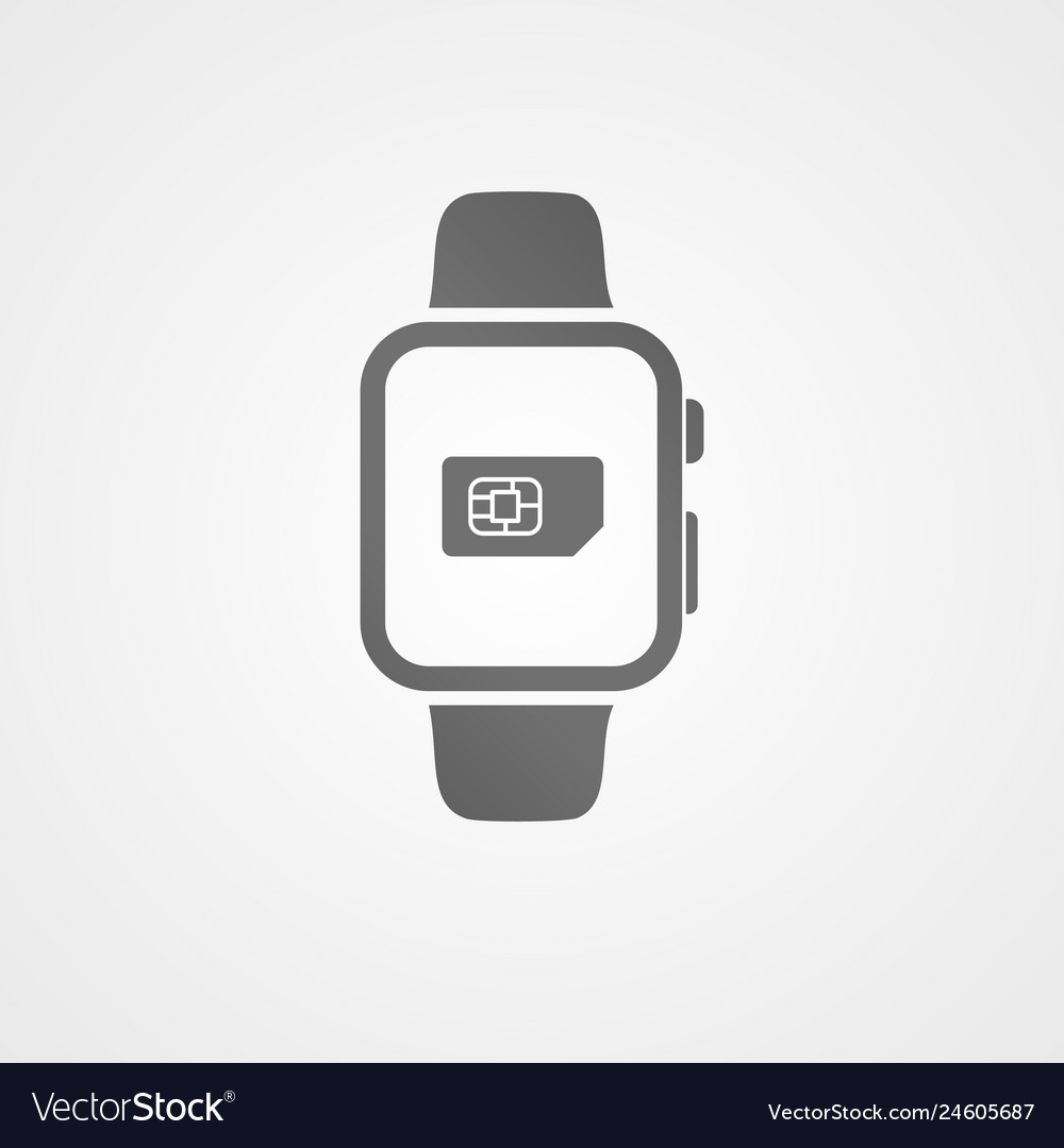 Smart watch with application icon on screen