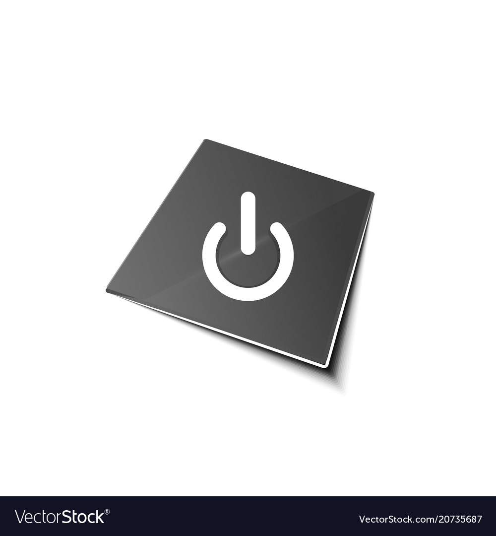 Start power button ui icon design on off symbol