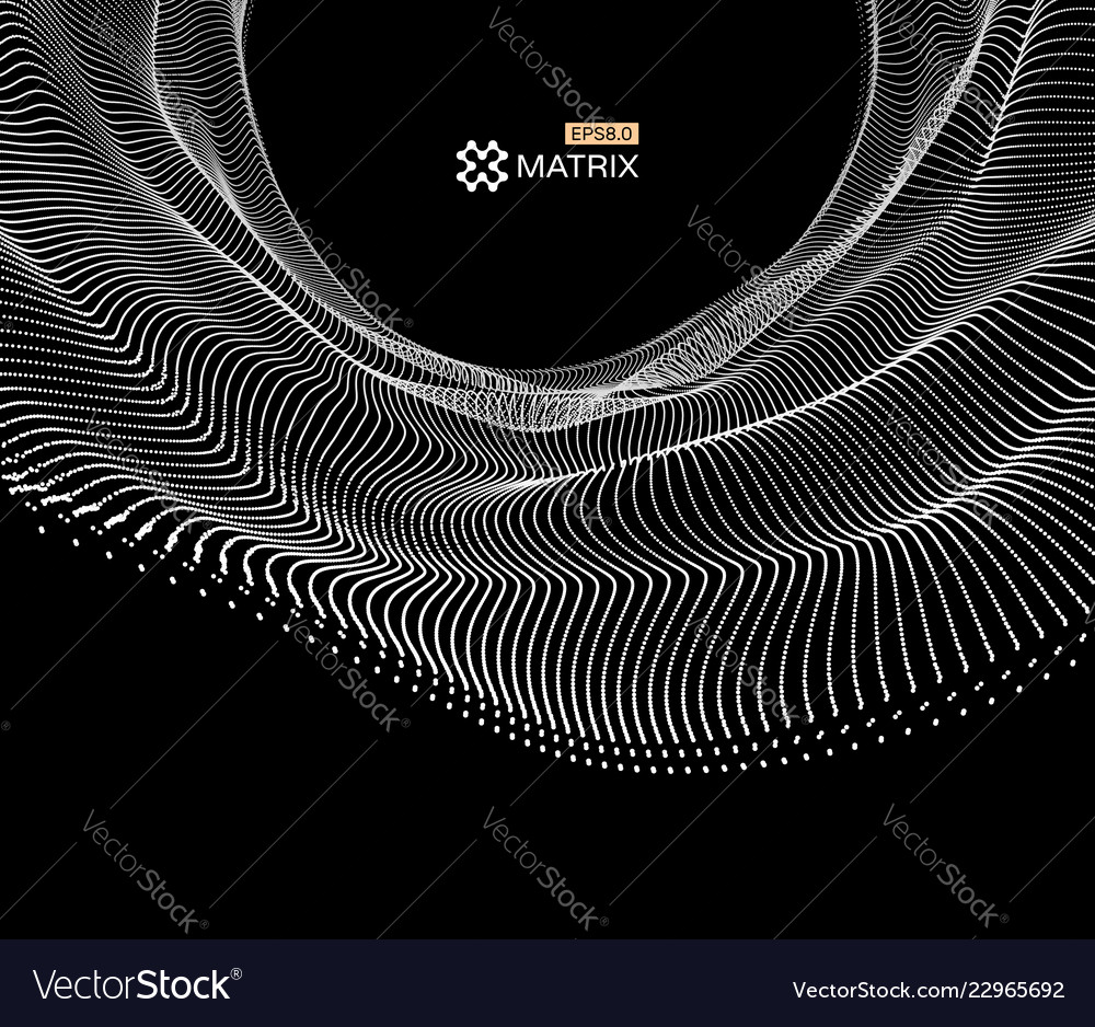 Abstract science or technology background array vector image Abstract science or technology background array