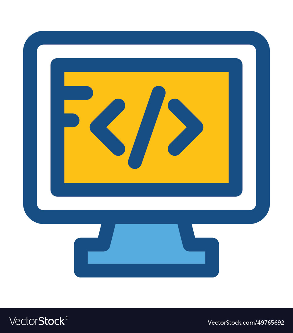 Html coding colored icon
