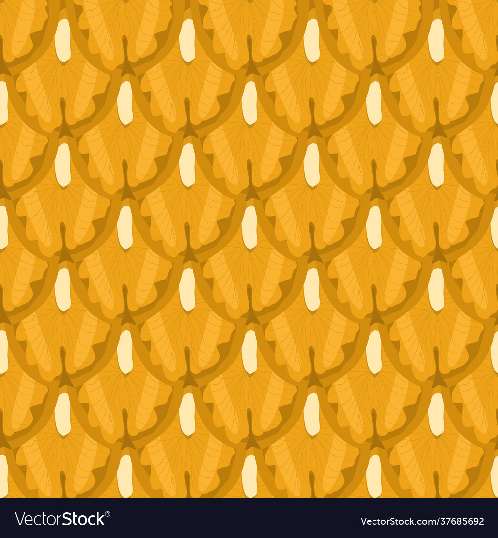 On theme big pattern identical types walnut vector image On theme big pattern identical types walnut