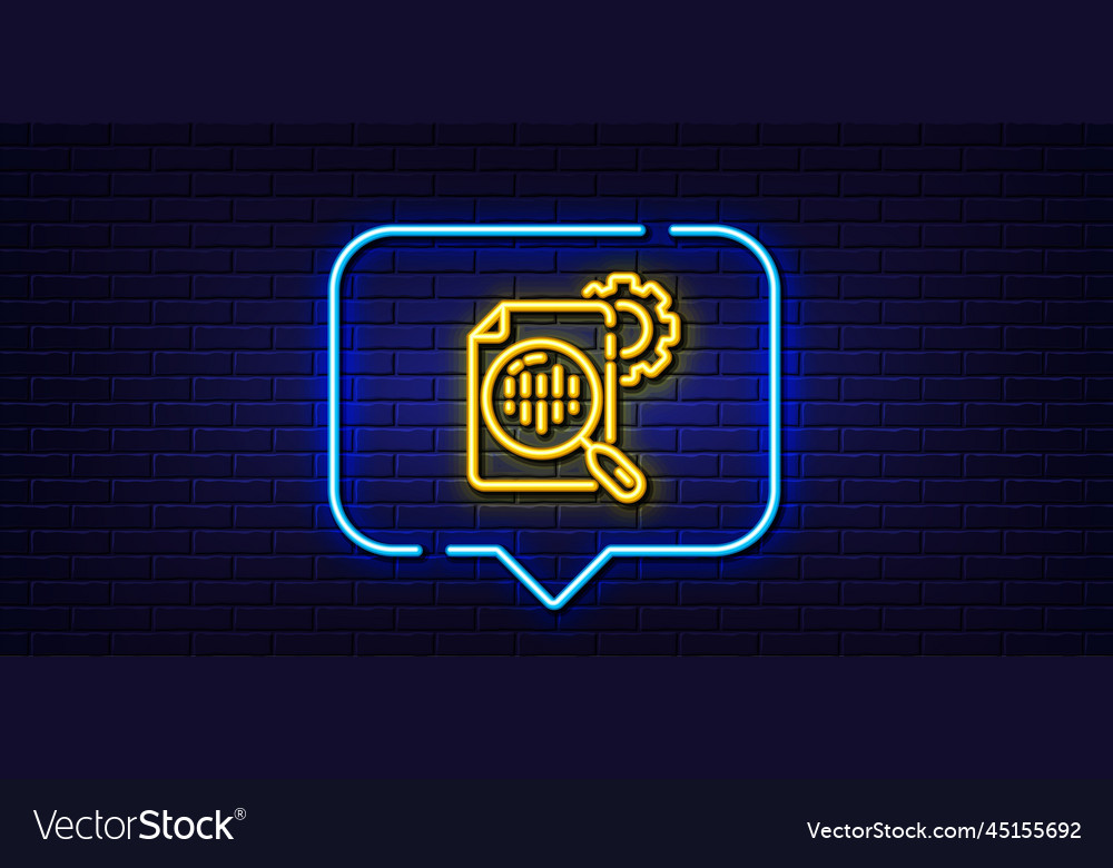 Seo stats line icon settings cogwheel sign vector image Seo stats line icon settings cogwheel sign