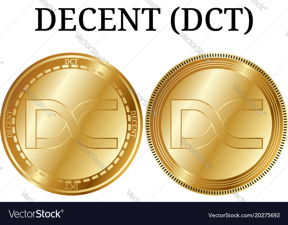 Set of physical golden coin decent dct