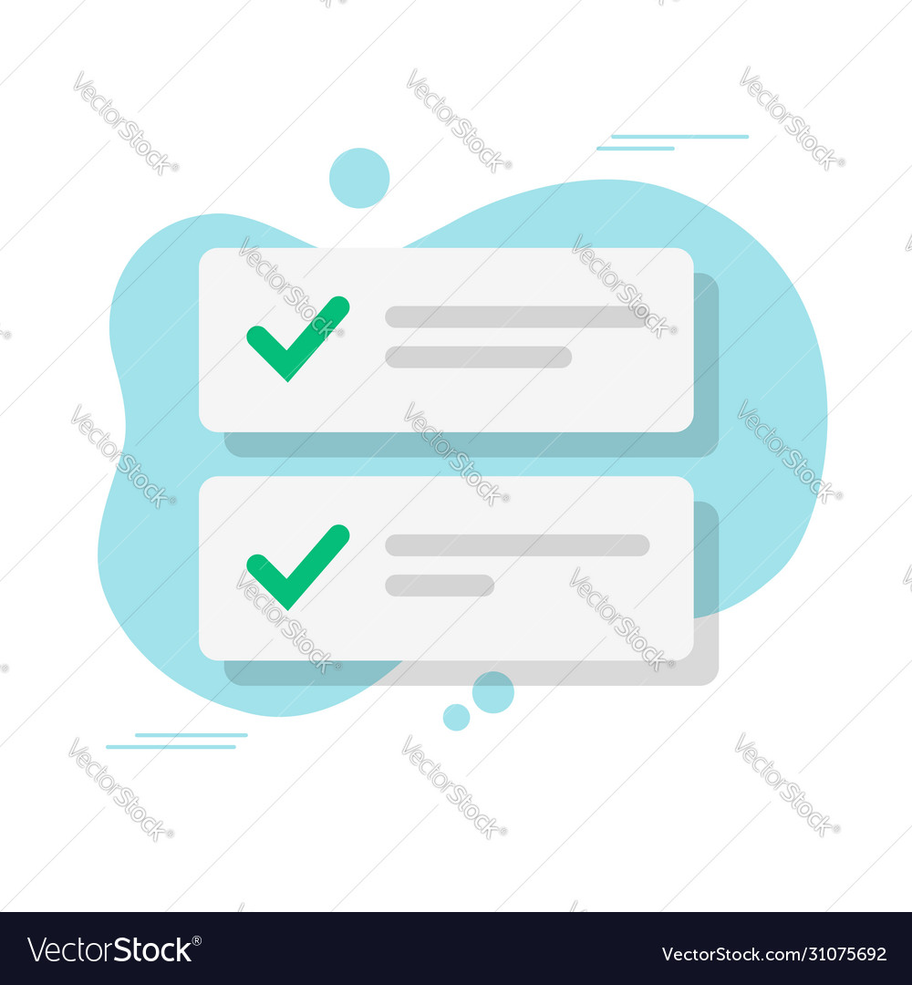 Tick or checkmark symbols in chat notification