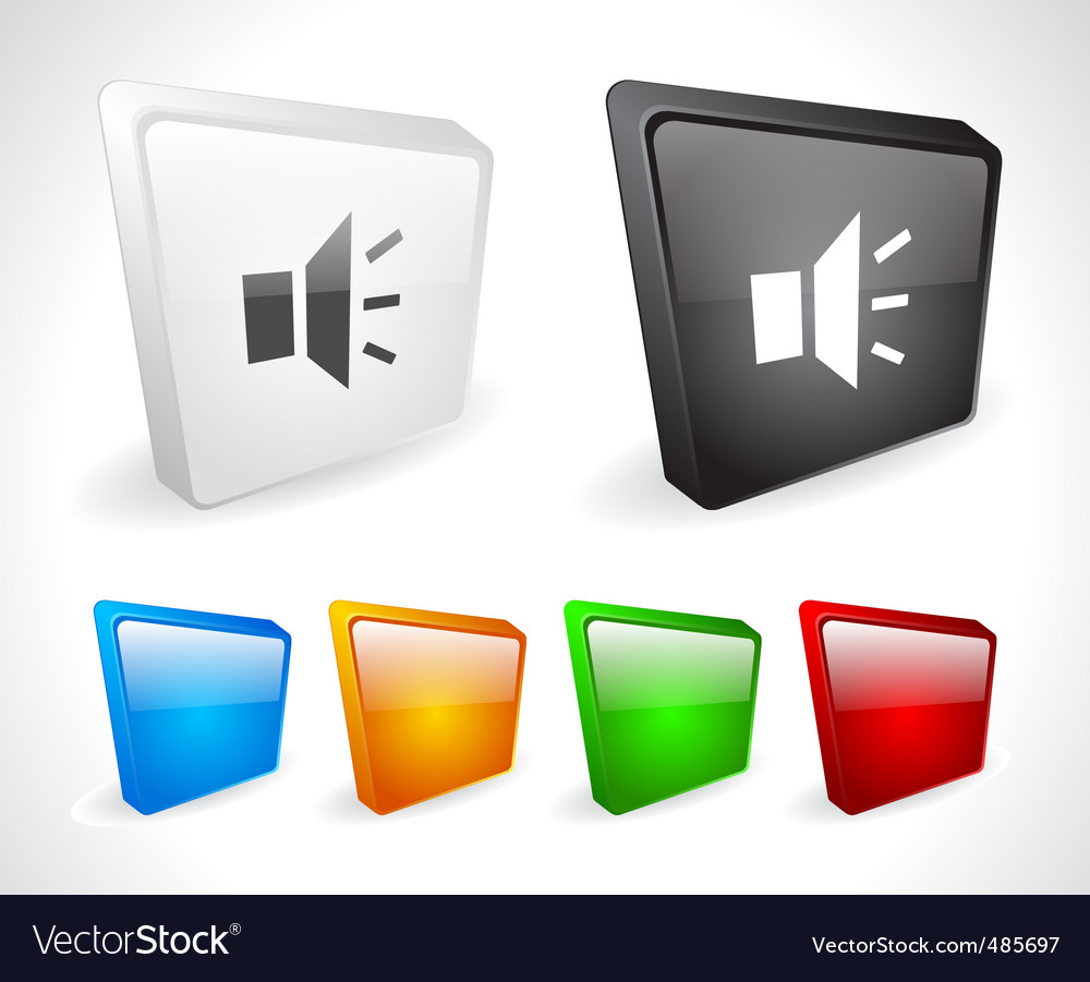 Color 3d buttons for web