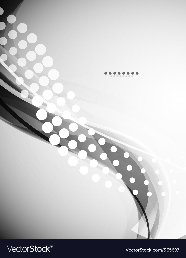 Grayscale wave background