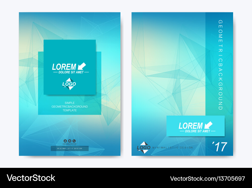 Modern template for brochure leaflet Royalty Free Vector
