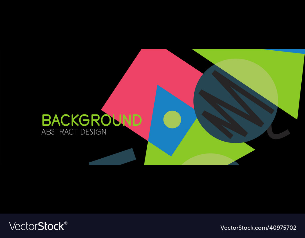Abstract background blocks lines triangles vector image Abstract background blocks lines triangles