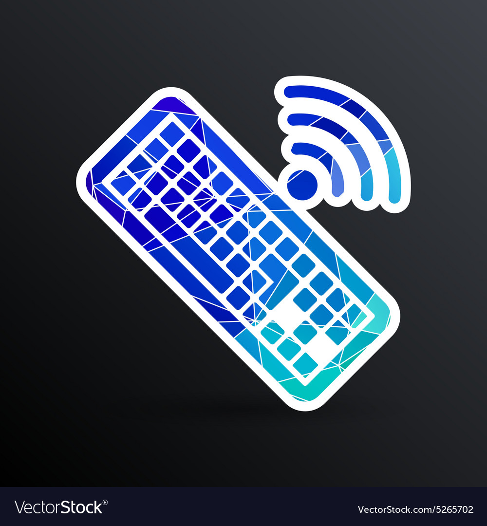 Computer keyboard key sign icon