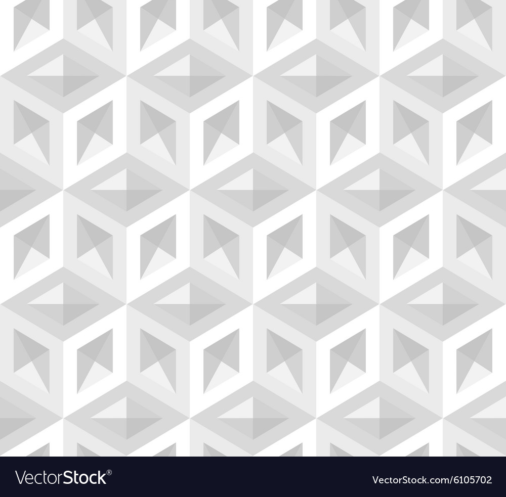 Geometric 3D Cube Pattern