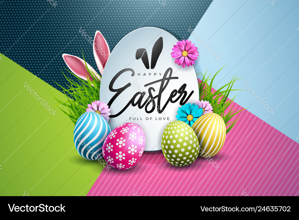 Happy easter holiday Royalty Free Vector Image