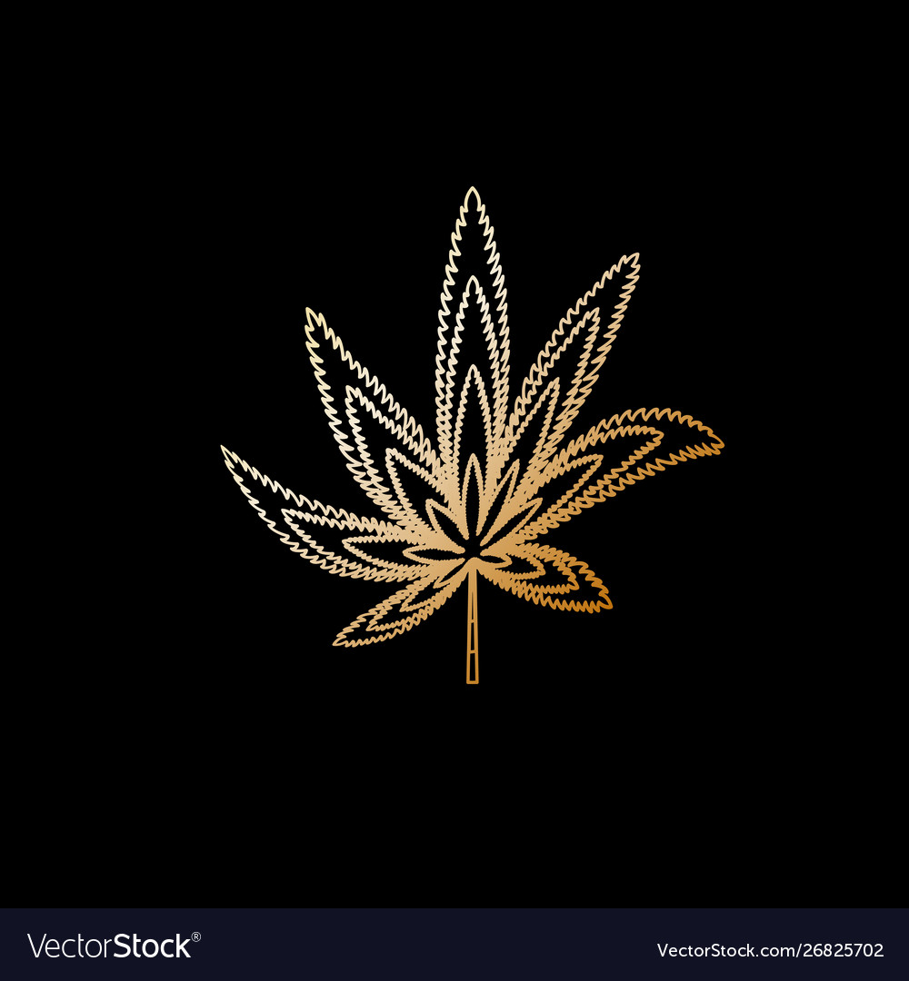 Marihuana Blatt Design