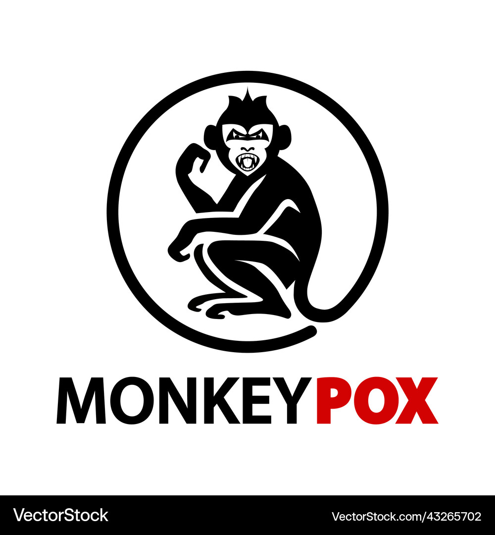 Monkey pox the evil Royalty Free Vector Image - VectorStock