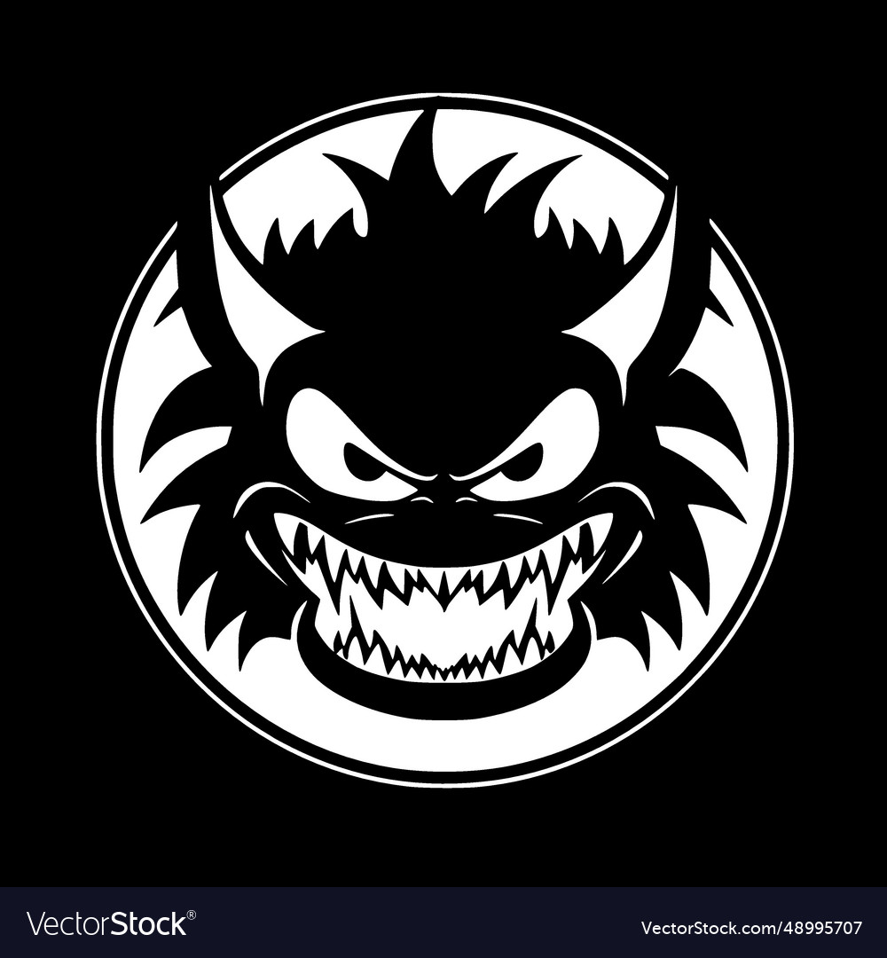 Beast - black and white isolated icon Royalty Free Vector