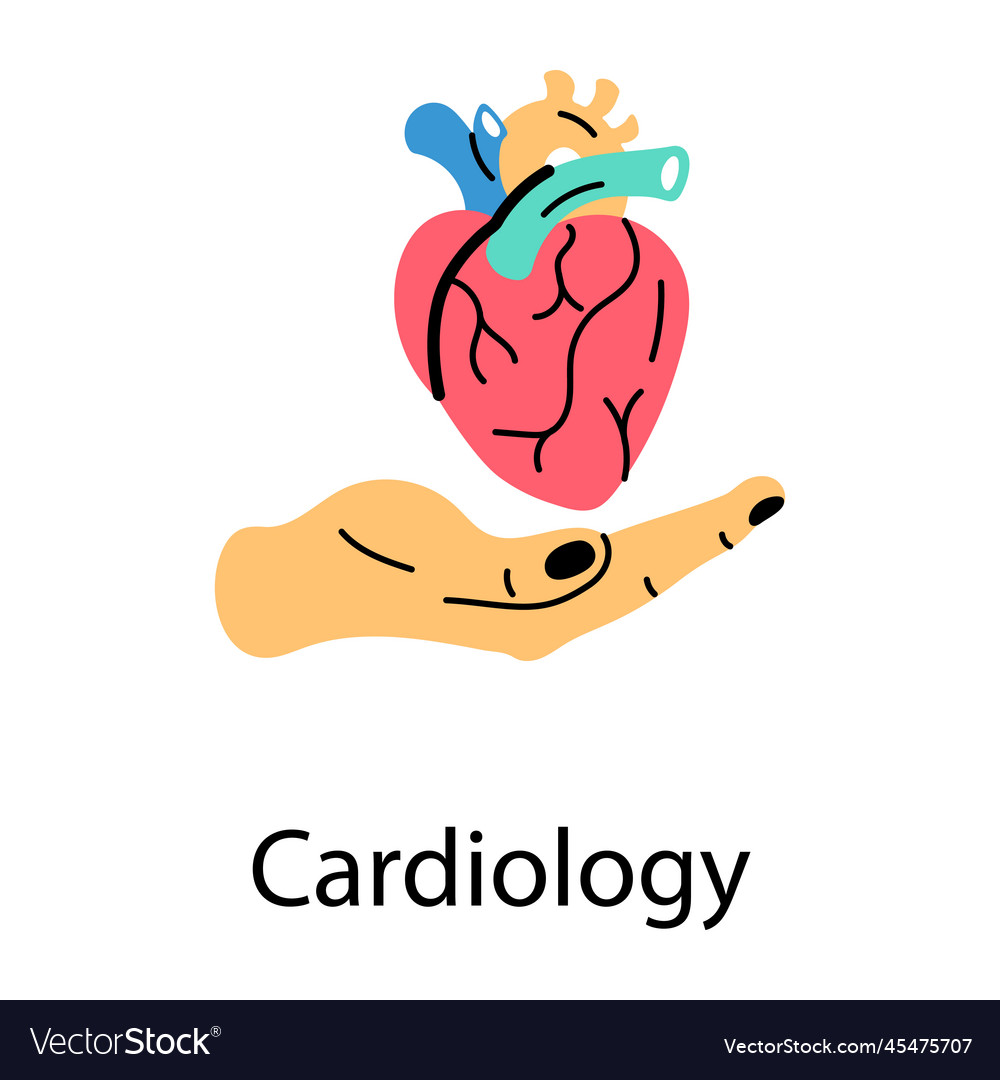 Cardiology Royalty Free Vector Image - VectorStock