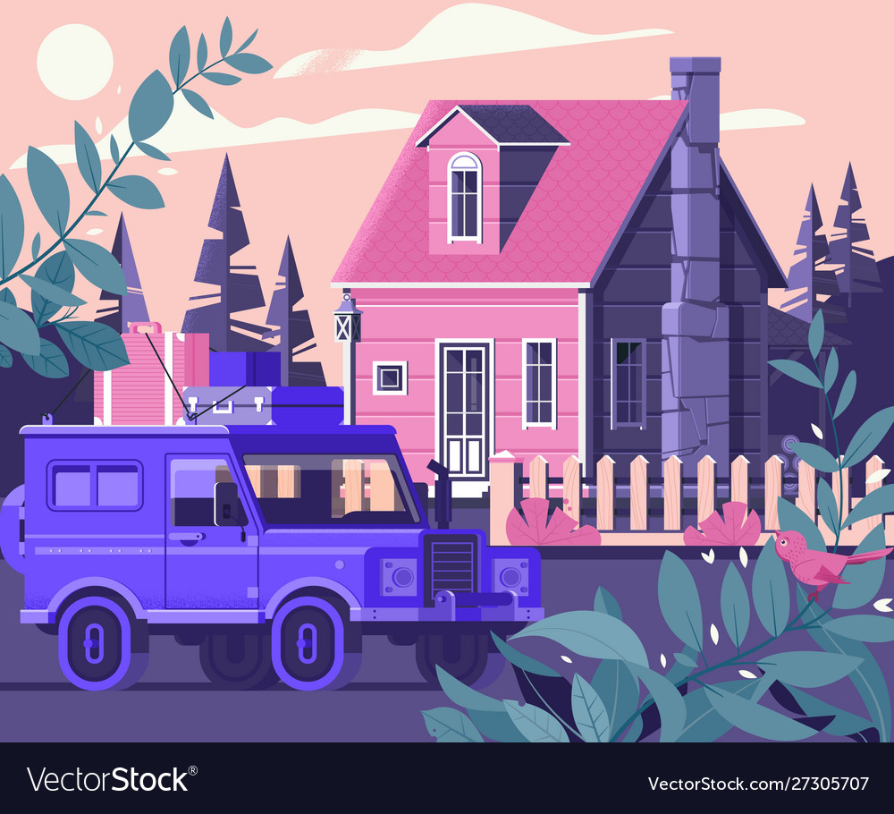 Country Village Landscape
