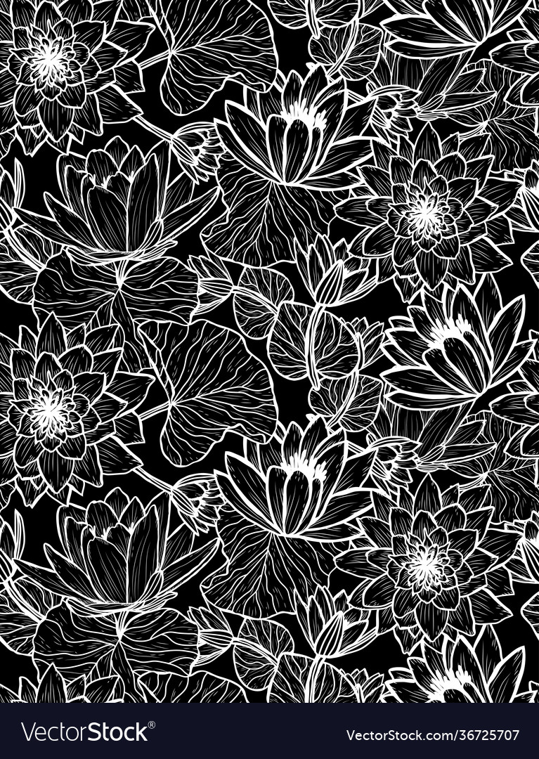 Floral seamless pattern Royalty Free Vector Image